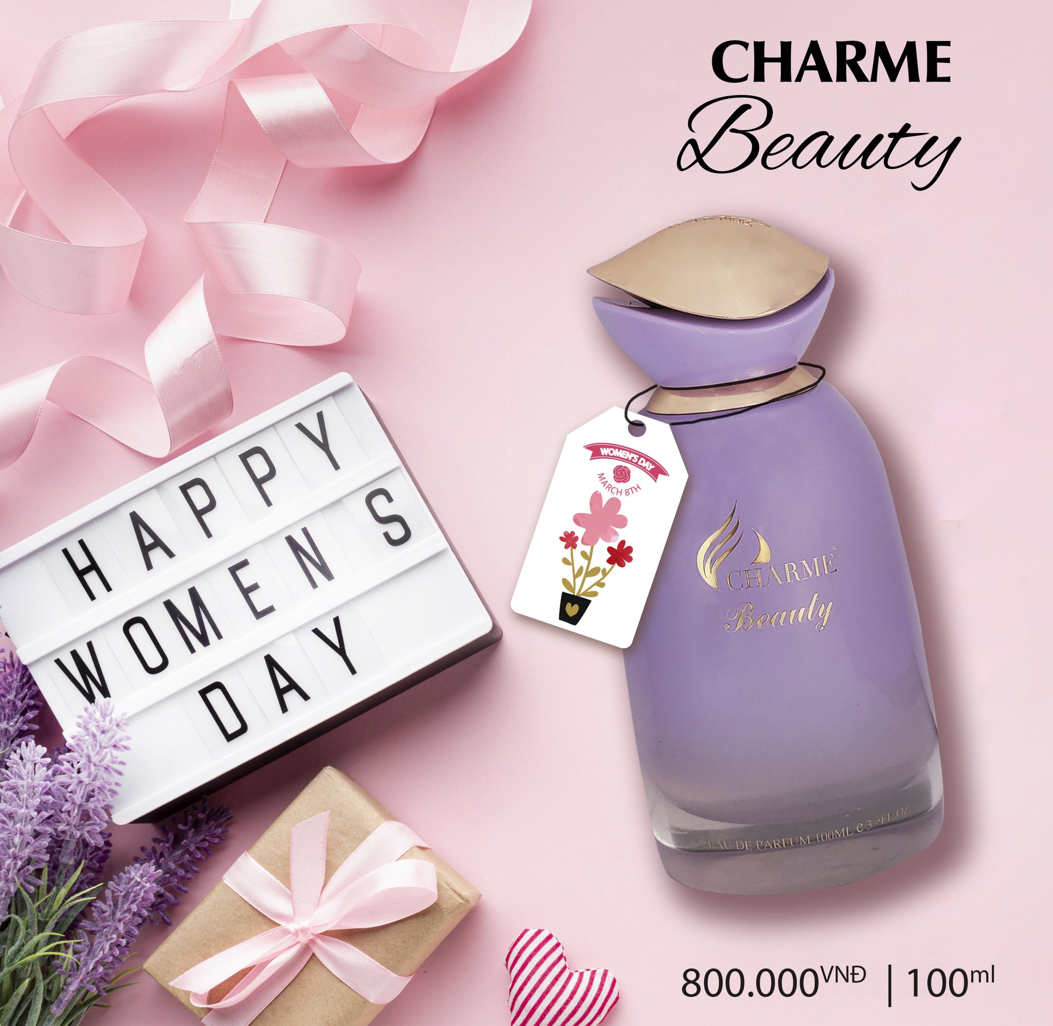 Nước hoa nữ Charme BEAUTY 100ML chính hãng - 8936194690555