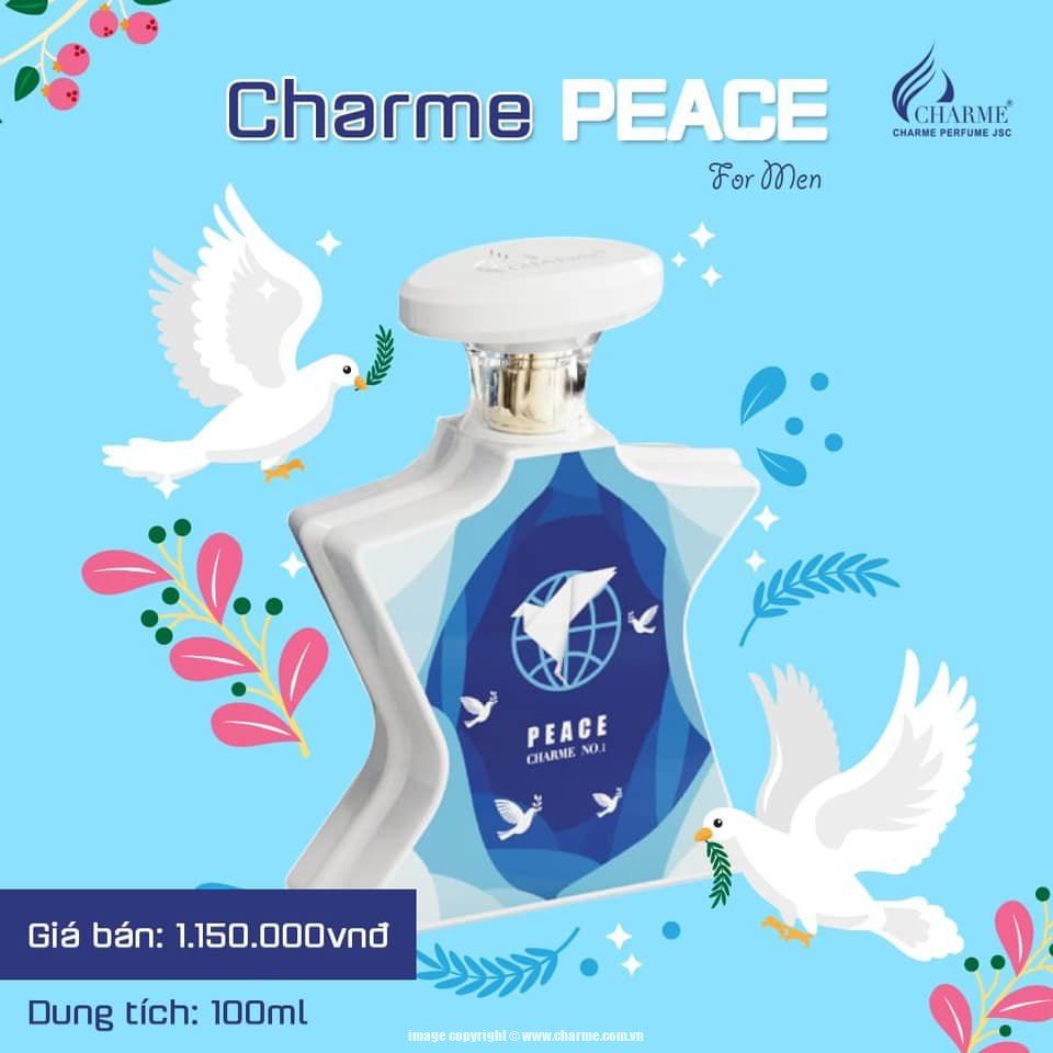 Nước hoa nam Charme NO.1 Peace 100ML chính hãng - 8936194690487