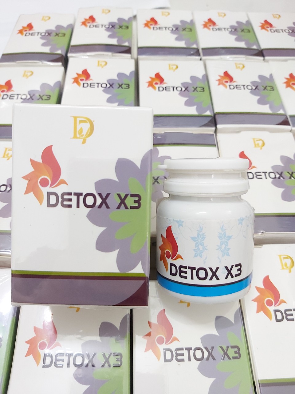 Viên uống Detox X3 thanh lọc thải độc chính hãng - 8938518583031