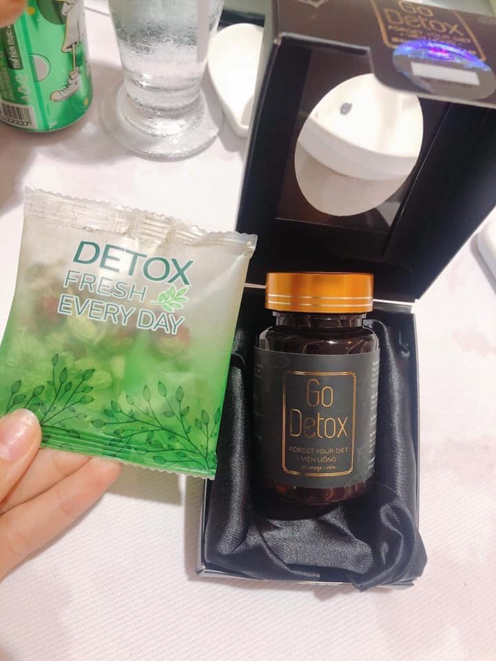 Combo giảm cân Go Detox và trà hoa Fresh Everyday - 8936183600015