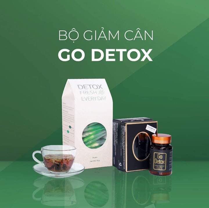 Combo giảm cân Go Detox và trà hoa Fresh Everyday - 8936183600015