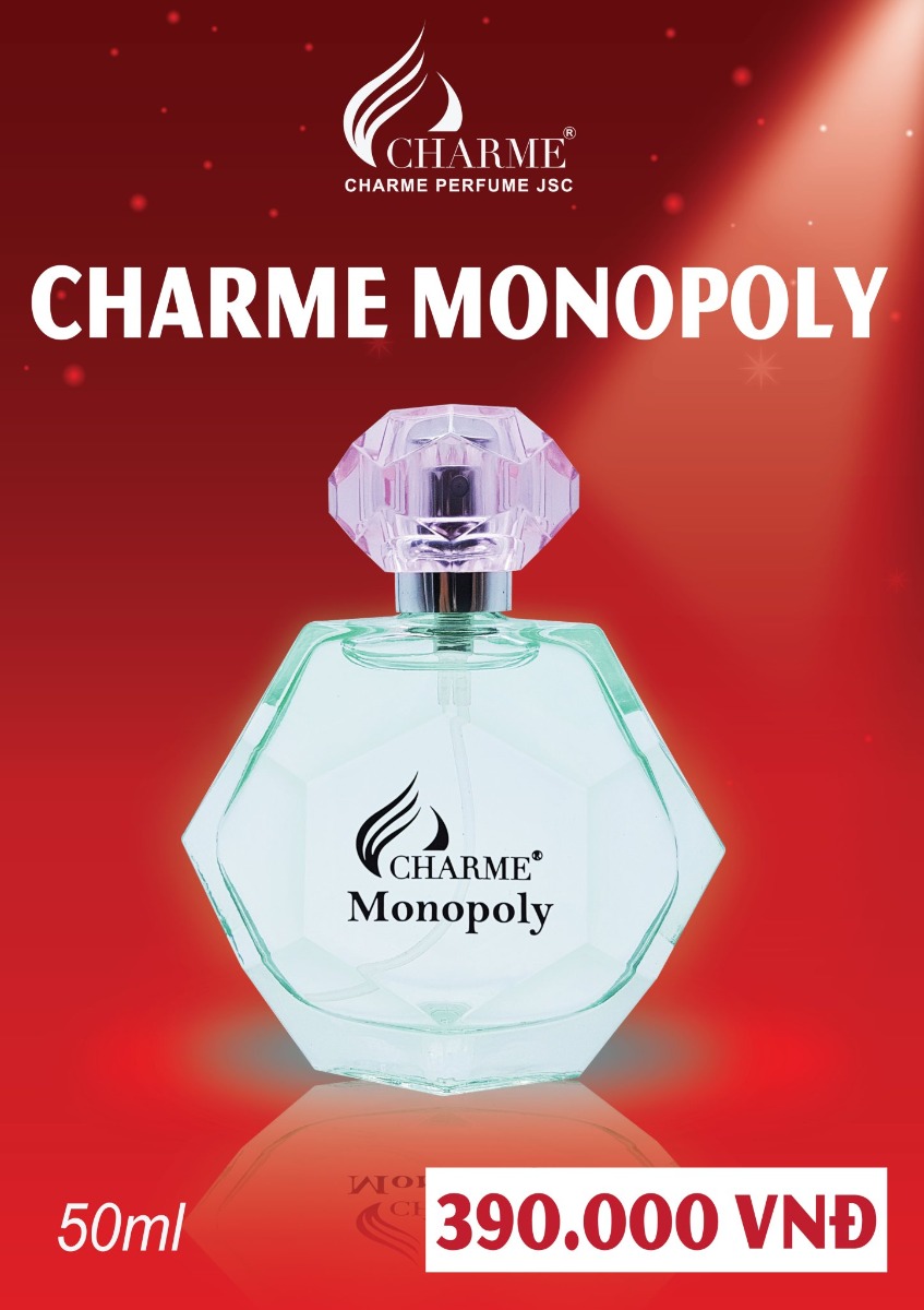 Nước hoa nữ charme monopoly 50ml chính hãng - 8938509617684