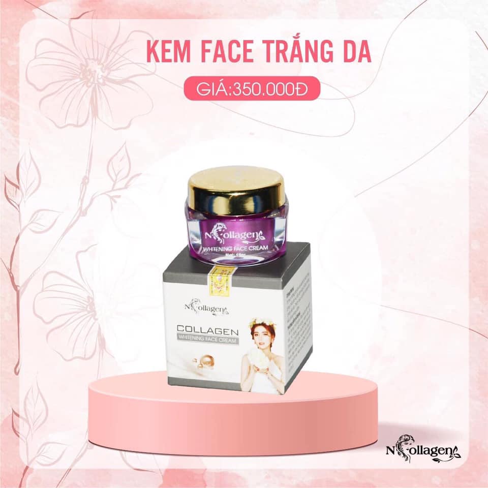 Kem Face Tím N Collagen Làm Sáng Da Giảm Thâm Nám