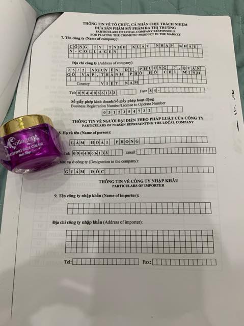 Kem Face Tím N Collagen Làm Sáng Da Giảm Thâm Nám