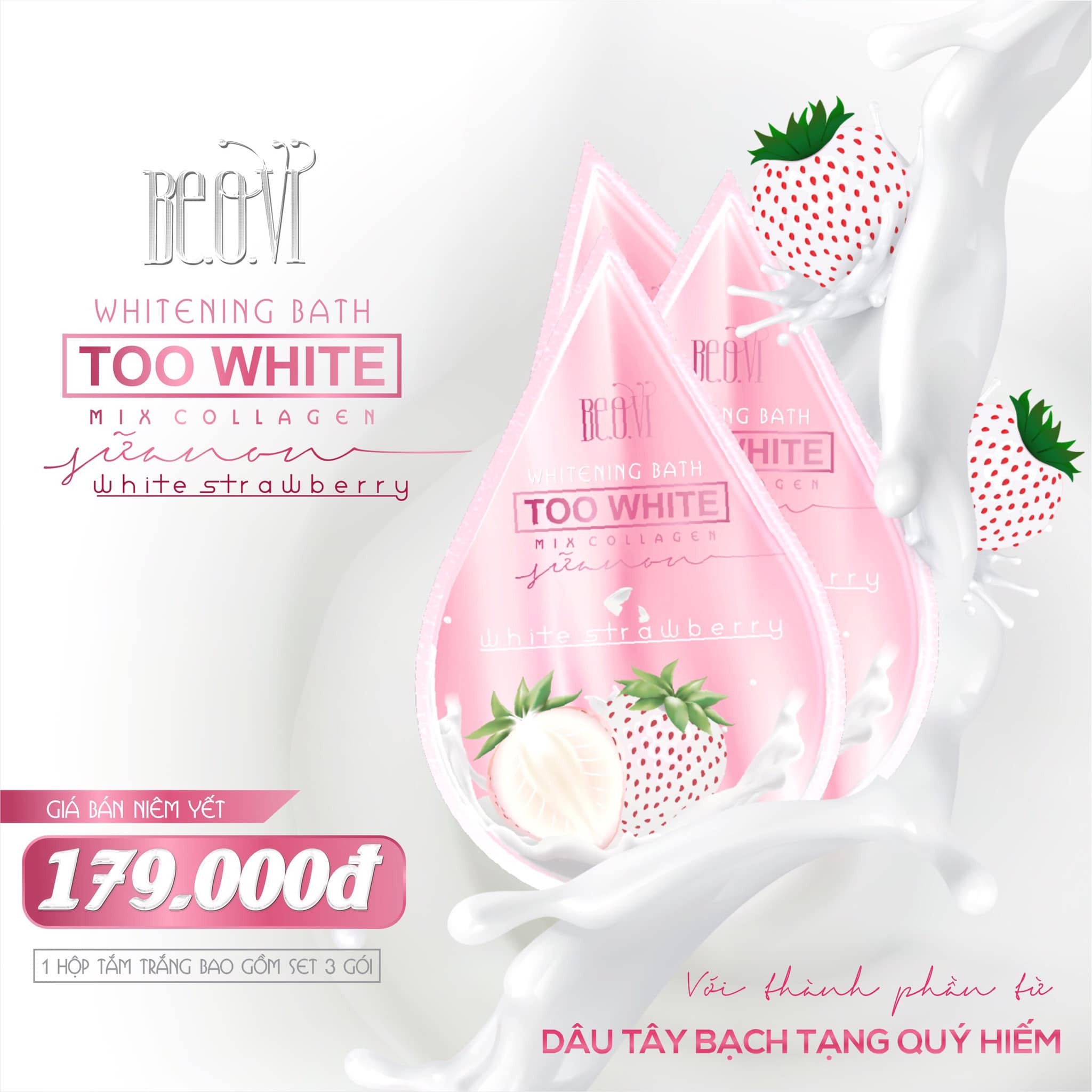 Tắm trắng Beovi Too White Thu Thủy chính hãng - TAMTRANGBEO01