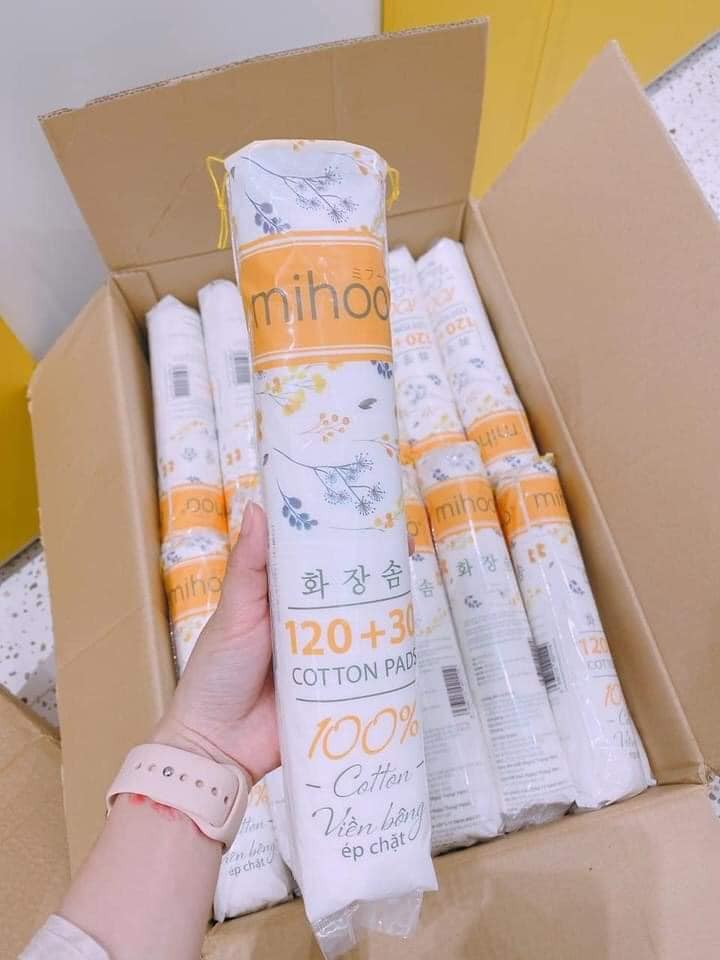 15306-192061769-2985972361622440-6658944374541972857-n-4.jpg Bông Tẩy Trang Mihoo 150 Miếng - 8936112021119