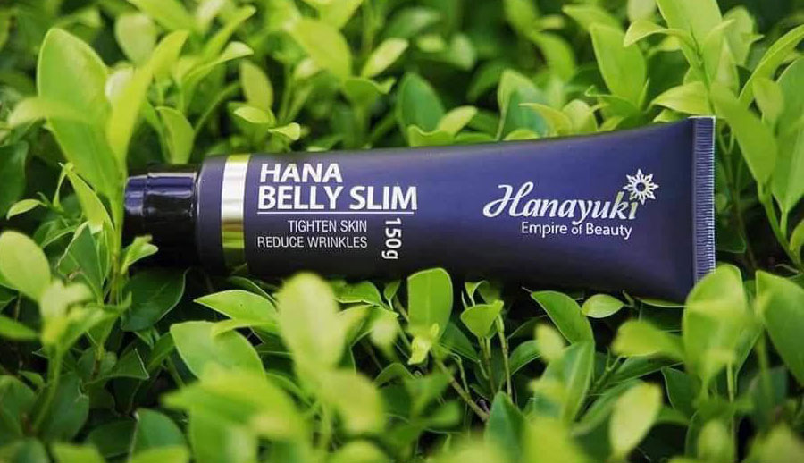 Kem tan mỡ bụng Hana Belly Slim Hanayuki chính hãng - 8936134180061