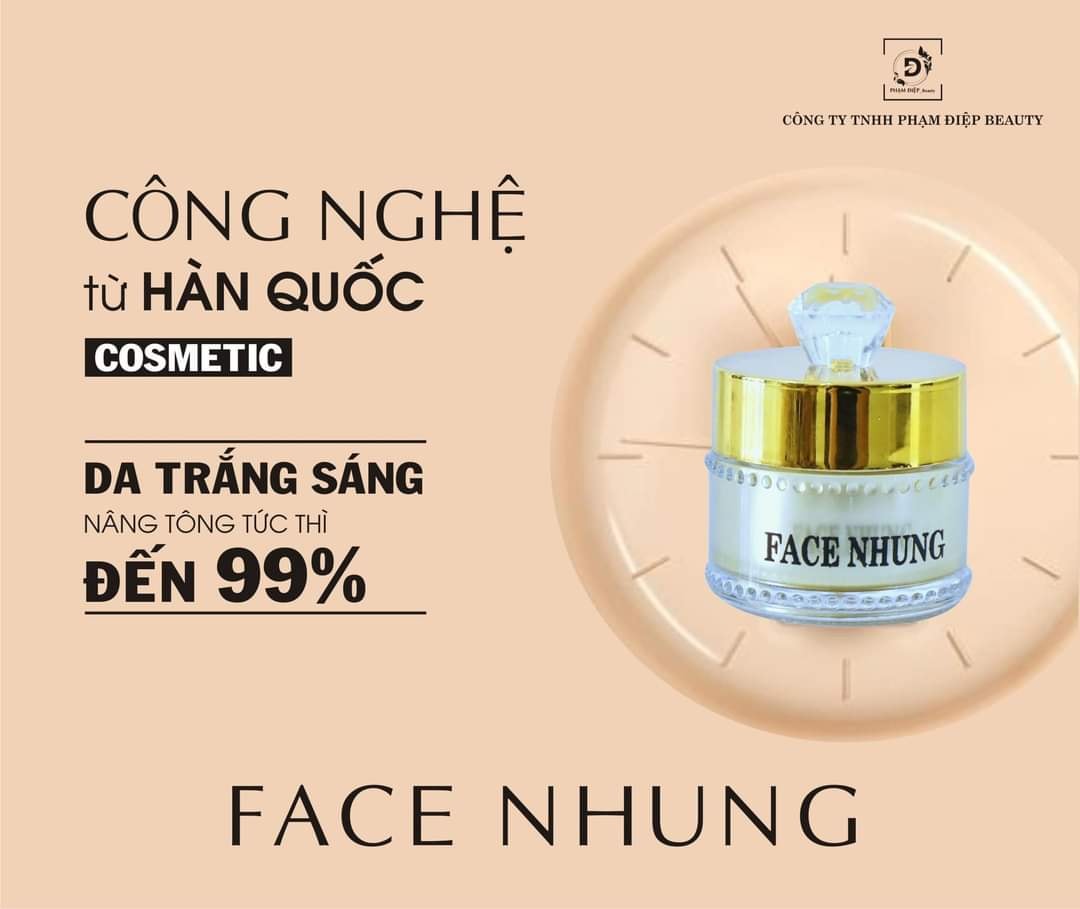 Kem face Nhung giúp trắng da căng bóng giảm mụn Phạm Điệp Beauty - FACENHUNG01