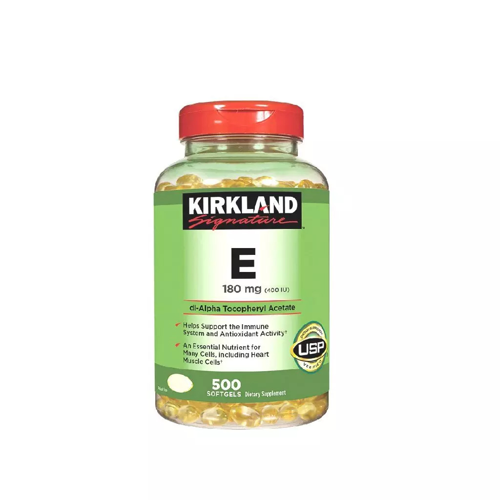 Viên uống bổ sung Vitamin E Kirkland Signature của Mỹ 500 viên chính hãng - 096619982110