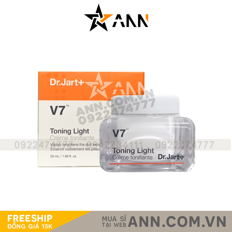 15477-v7-3.png Kem Dưỡng Dr Jart+ 50ml V7 Toning Light Làm Sáng Da Mờ Thâm Nám - 8809535807472