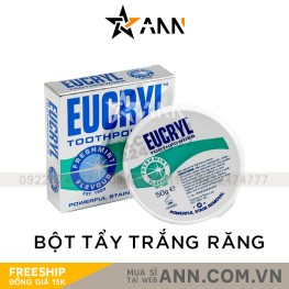 Bột đánh răng Eucryl Anh chính hãng