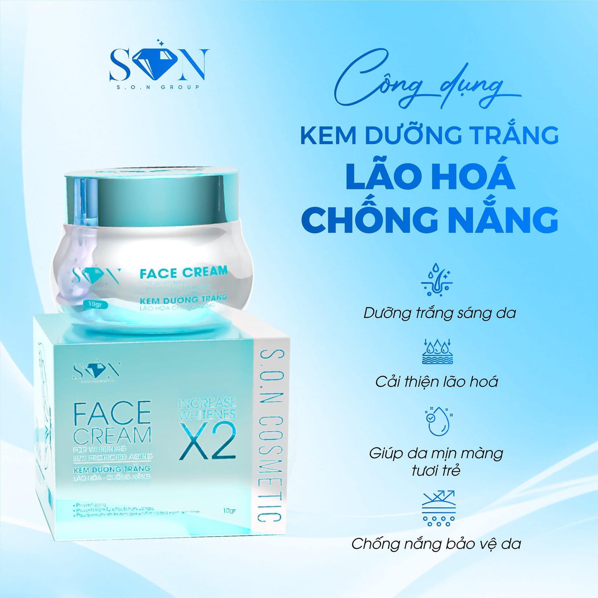 15499_449228312-1018280426485310-4709706565789997497-n_20240730171554-1.jpg Kem Face SON Màu Xanh Biển Dưỡng Trắng Da Chống Lão Hóa - 8938532048066