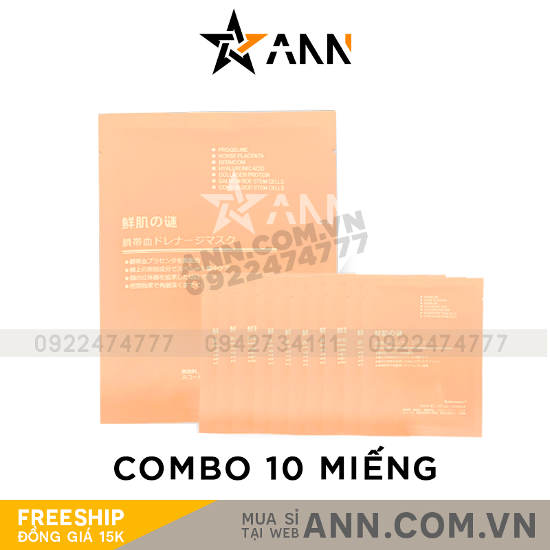 16669-0920474679-mat-na.png 10 Miếng Mặt Nạ Nhau Thai Cừu Rwine Beauty( Tách Lẻ 10 miếng) - 4570053090229