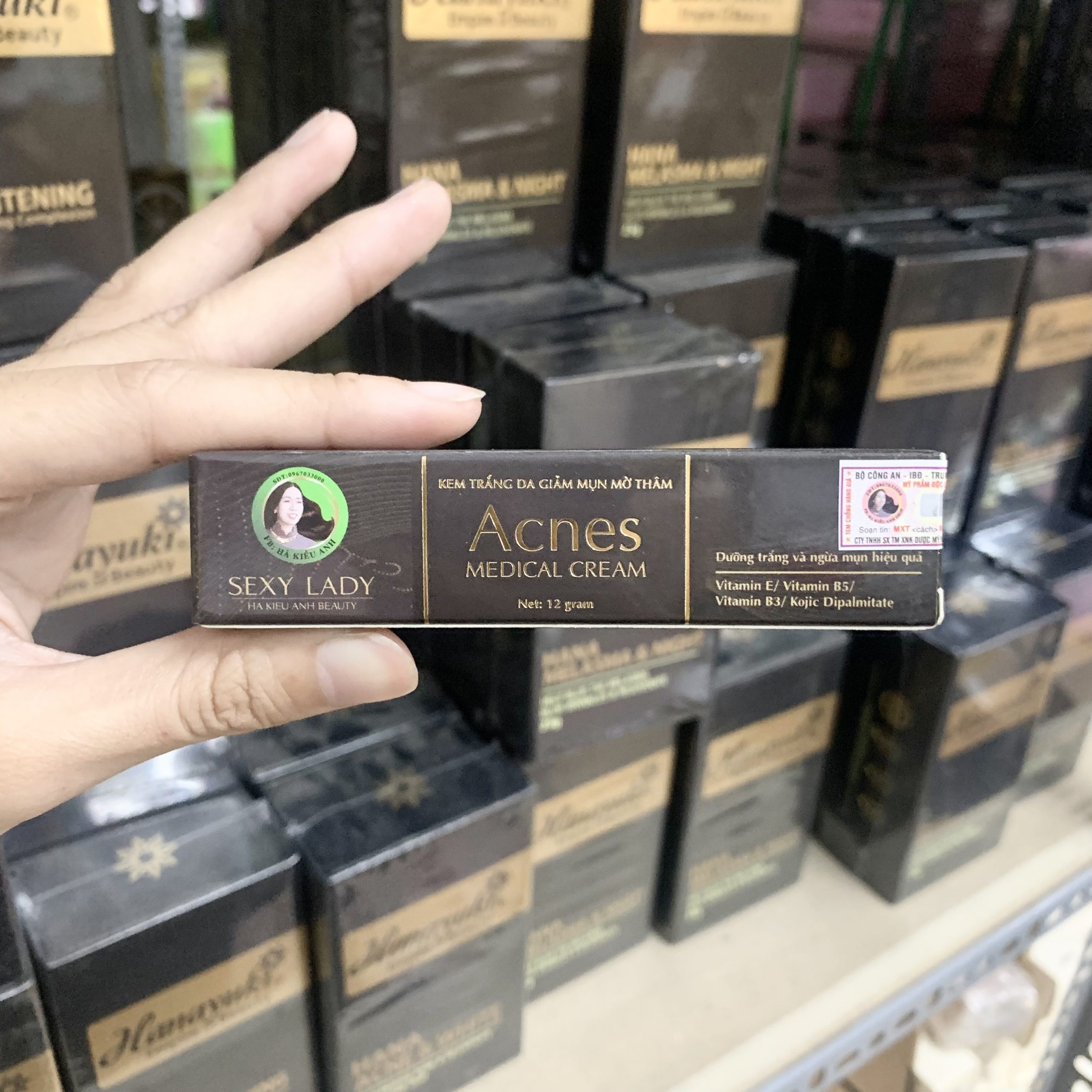 Kem Giảm Mụn Acnes Medical Cream Sexy Lady Hà Kiều Anh shop Chính Hãng - MUNHKA01
