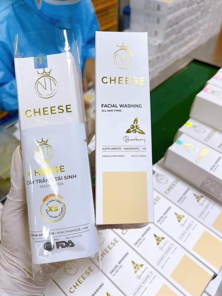 Sữa rửa mặt dành cho da khô và nhạy cảm Cheese chính hãng - 8936206760047