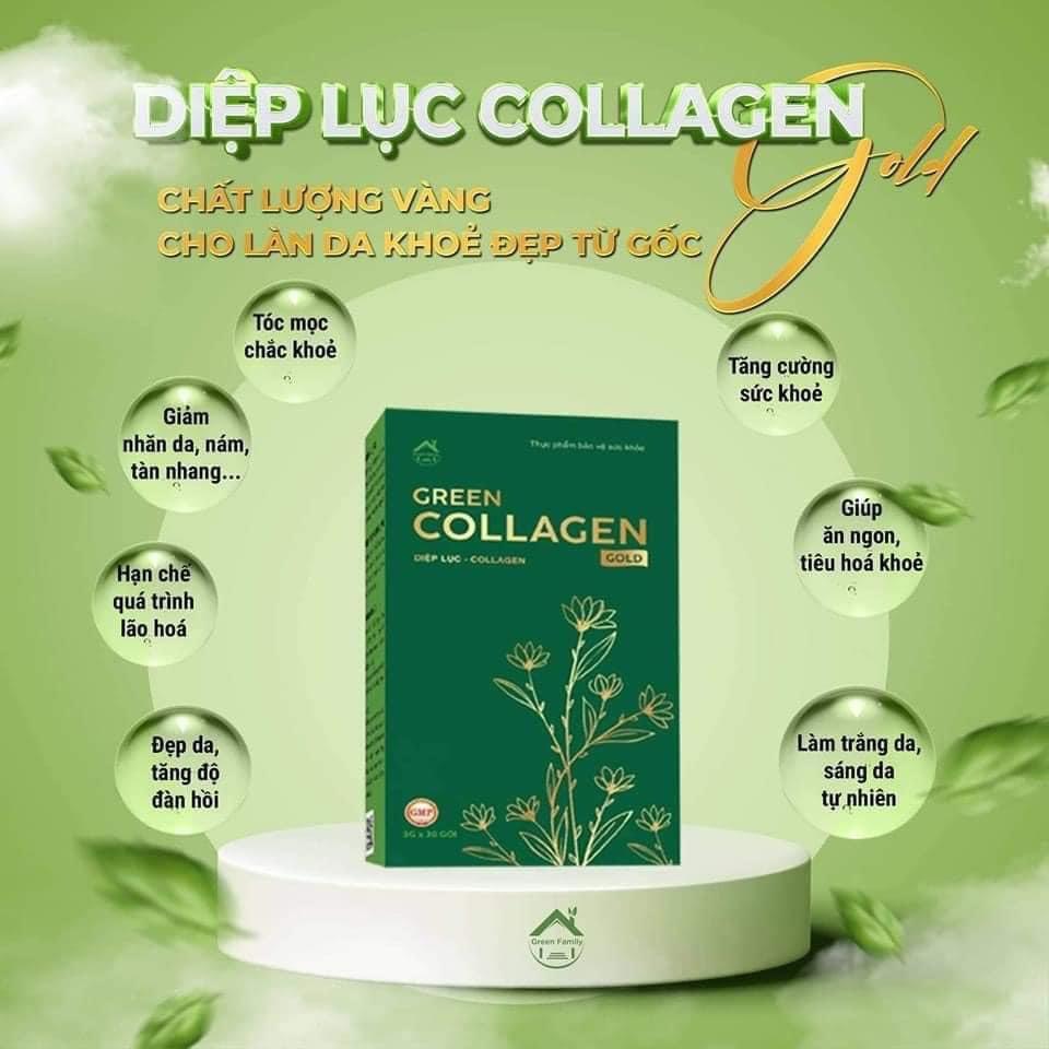 17592-z3713315066155-31b7b27c10006987e3b8d75dad8afdf1-8.jpg Diệp Lục Collagen Gold Hộp Lớn 30 Gói Green Family - 8936095911353