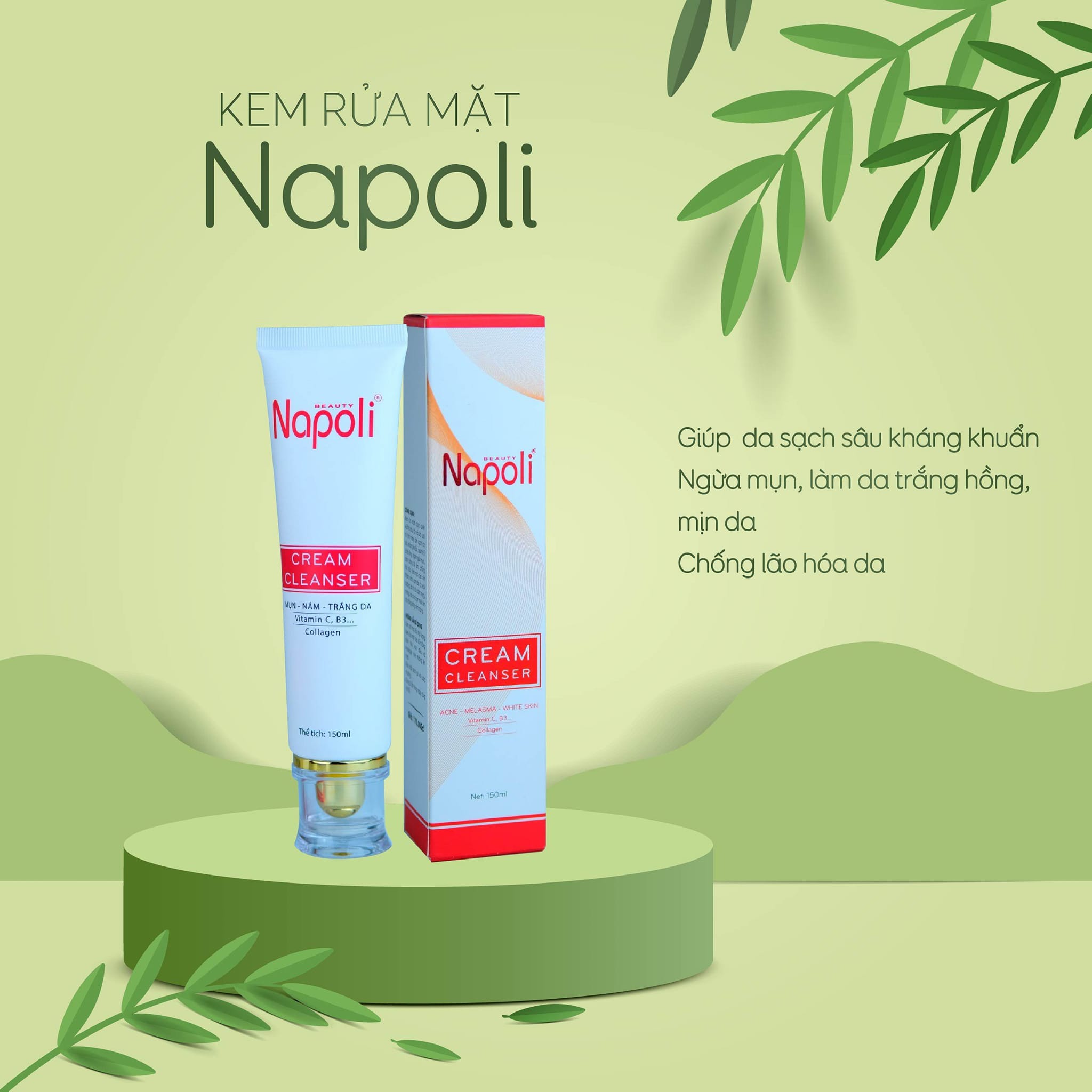 18783-286435838-524632719391331-9198576699464811-n-6.jpg Sữa Rửa Mặt Napoli Cream Cleanser Hải Âu Việt - 8936106221112