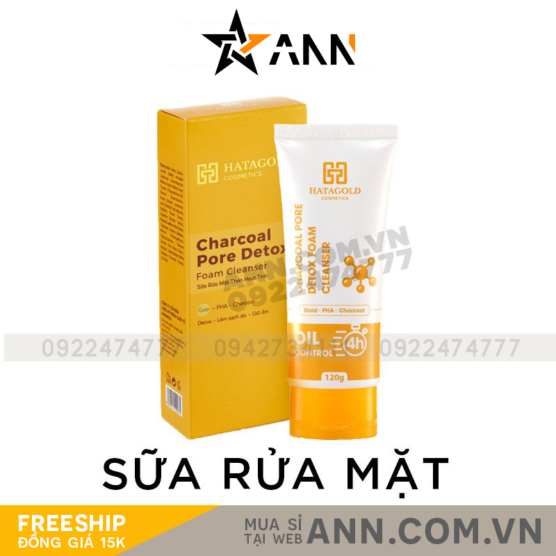 19042-z4252653907960-900d7cdfeee9ba93833dc87488cf8833 Sữa Rửa Mặt Ngừa Mụn Charcoal Pore Detox Hatagold Cosmetics
