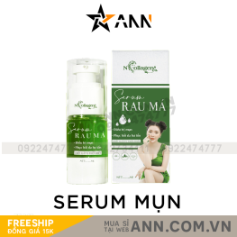 Serum Giảm Mụn Rau Má Mỹ Phẩm N Collagen