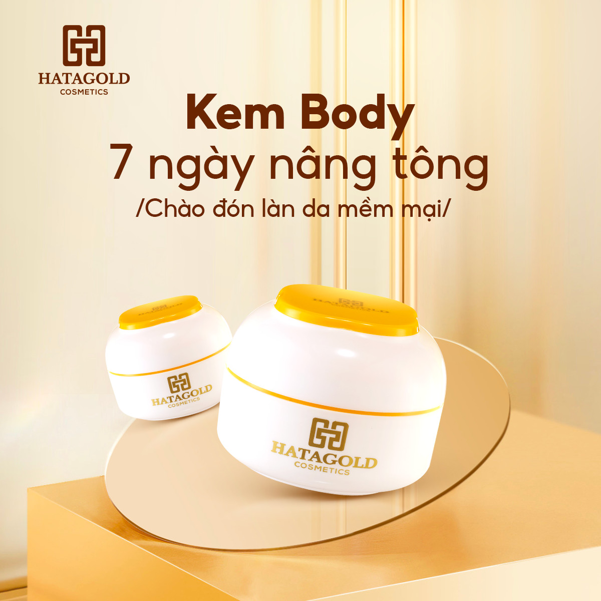 Kem Body Tinh Chất Vàng Hatagold Cosmetics - 8936214120055