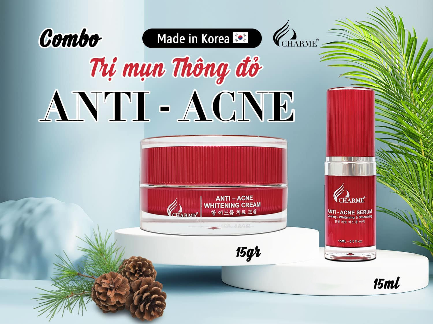 19229-z4294569961562-4728d0ce9292c8365ce896b05c4555f7-5.jpg Kem Face Mụn Hàn Quốc Charme Anti Acne Whitening Cream - 8809273480210