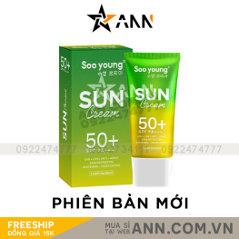 Chống Nắng Kiềm Dầu Lục Tảo Soo Young