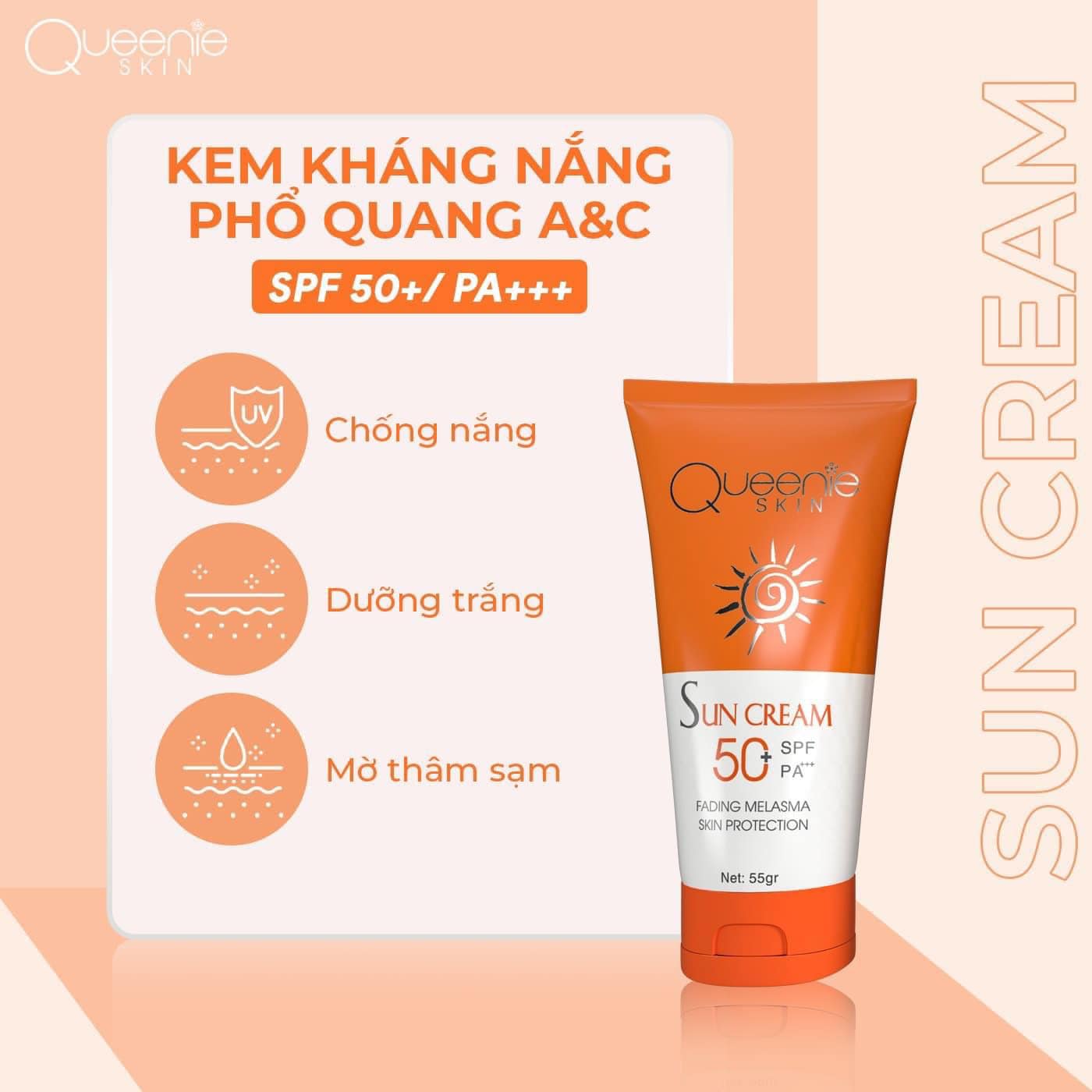 Kem Chống Nắng Phổ Quang AC Queenie Skin - 8936136420202