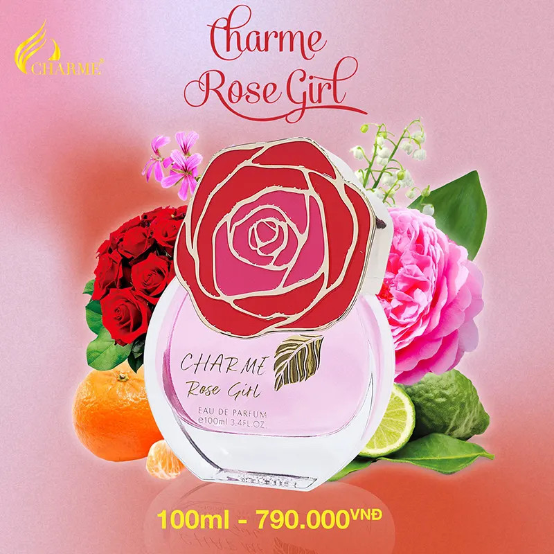 Nước Hoa Nữ Charme Rose Girl 100ml - 8936194692870