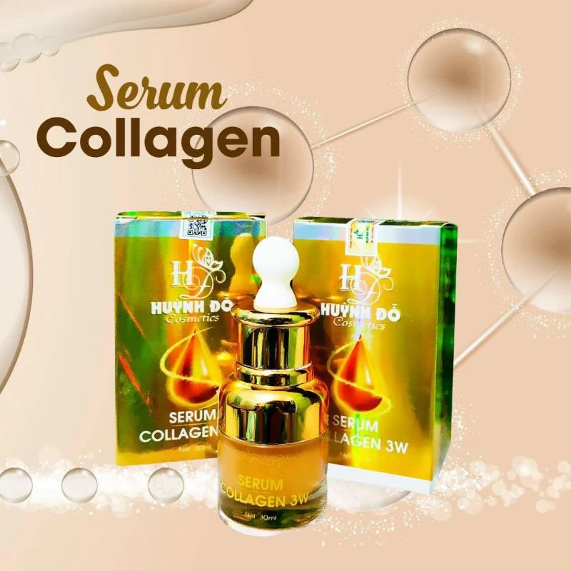 Serum Giảm Nám Collagen 3W Huỳnh Đỗ - 8938523197087