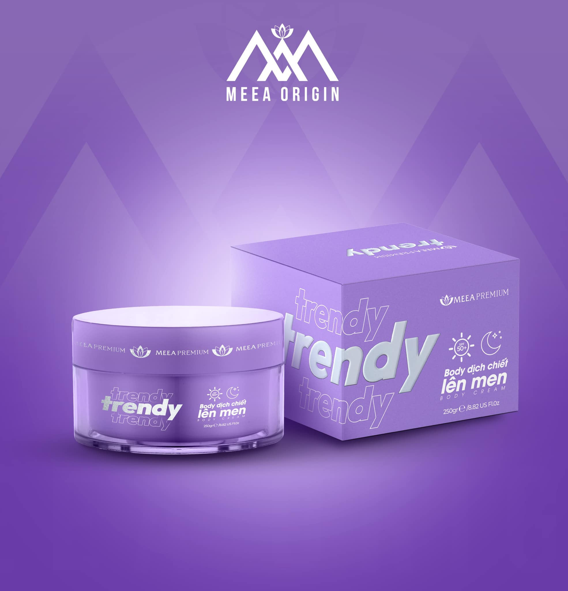 Kem Body Trendy Meea Origin Dịch Chiết Lên Men - Tặng 1 Gói Ủ Bơ Meea Kem Body Trendy Meea Origin Dịch Chiết Lên Men - Tặng 1 Gói Ủ Bơ Meea