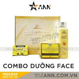 Combo Kem Face Đông Anh Collagen X3