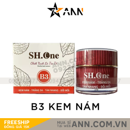 Kem Face Nám Trắng Da B3 SH One Đỏ Chiết Xuất Lá Tía Tô - FACEDOB3