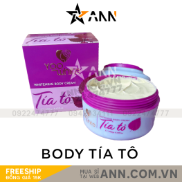 Kem Body Dưỡng Trắng Da Tía Tô Yoo White Chính Hãng