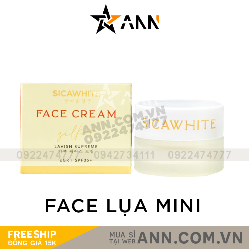 20255-lua-mini-1.png Kem Face Lụa Sica White Mini 6g - FACESICAMINI