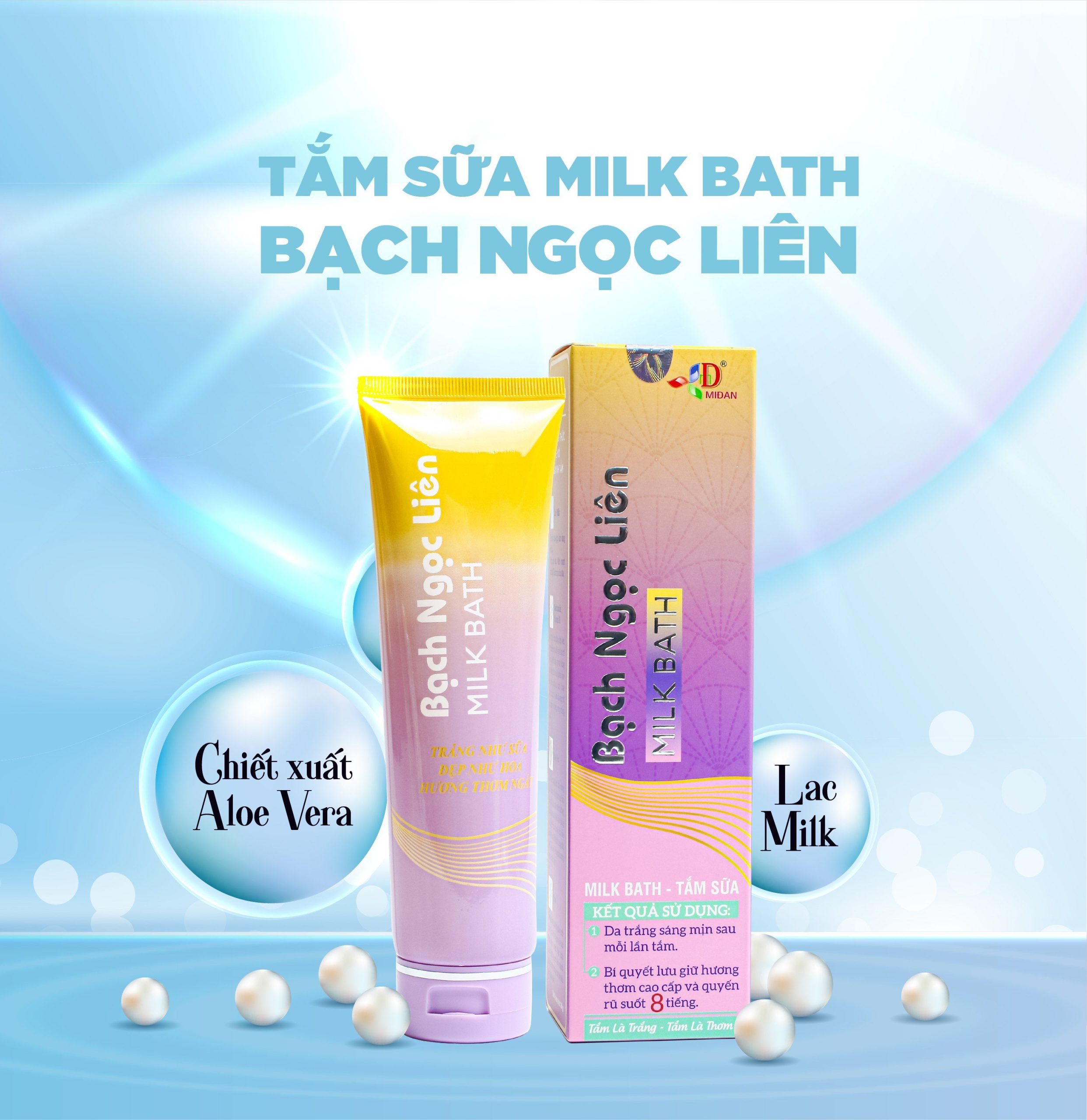 Sữa Tắm Milk Bath Bạch Ngọc Liên - 8936079451233