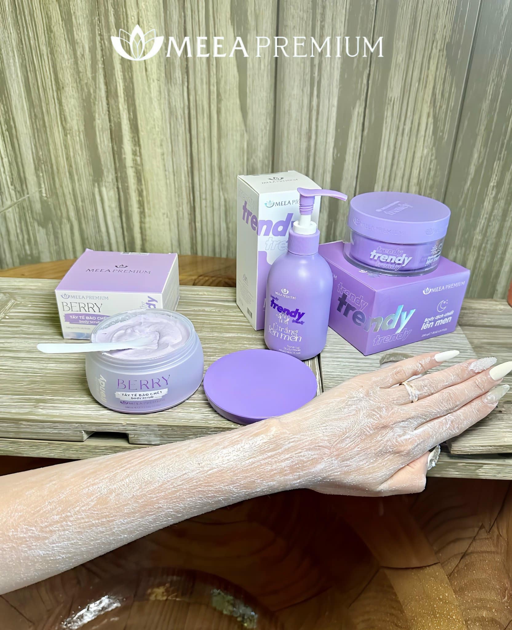 Nguồn sỉ tẩy Tế Bào Chết Berry Trendy Meea Premium Organic Nguồn sỉ tẩy Tế Bào Chết Berry Trendy Meea Premium Organic