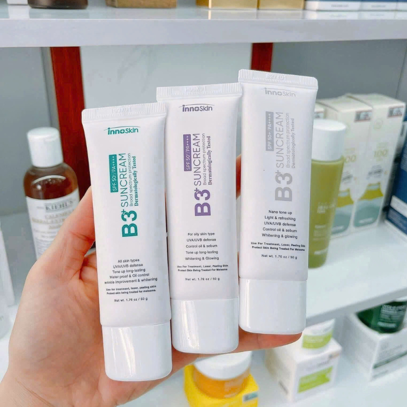 21360_2_20251113143352-1.png Kem Chống Nắng B3 InnoSkin Màu Xanh Cho Da Khô - 8809315252461
