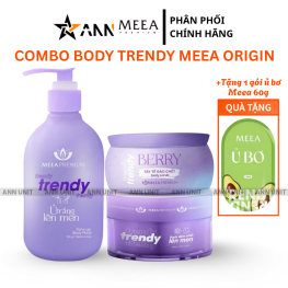 Combo Dưỡng Trắng Body Trendy Meea Premium Organic - CBBODYMEEA01