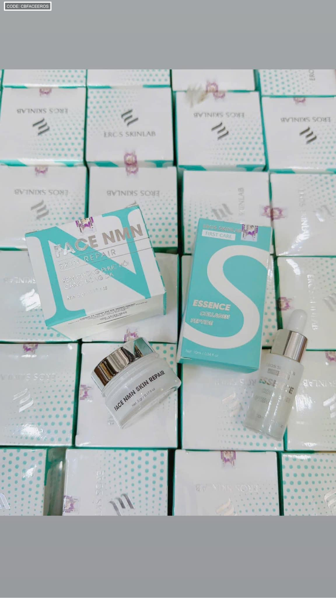 Combo Kem Face và Serum Tinh Chất Collagen Peptide Eros Skinlab Combo Kem Face và Serum Tinh Chất Collagen Peptide Eros Skinlab