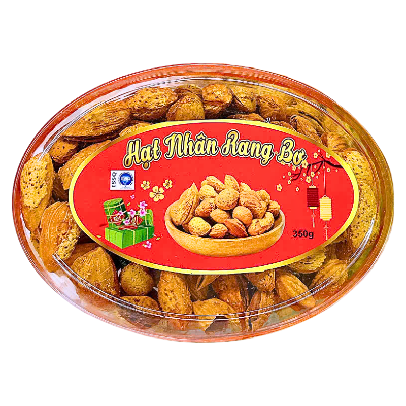 Hộp Quà Tết Hạnh Nhân Rang Bơ 350g - Hộp Ovan Hộp Quà Tết 2026 Hộp Quà Tết Hạnh Nhân Rang Bơ 350g - Hộp Ovan Hộp Quà Tết 2026