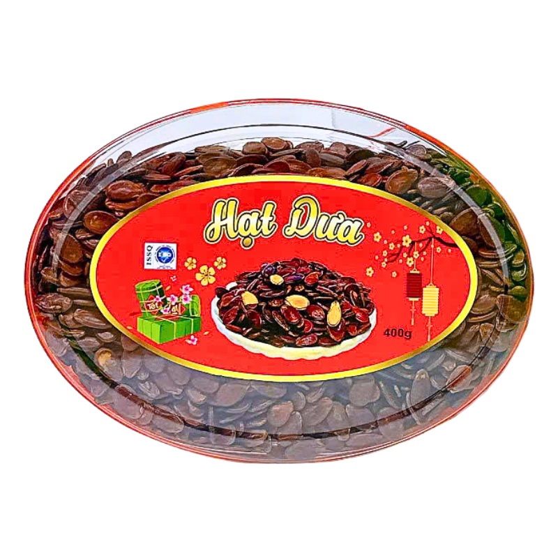Hộp Quà Tết Hạt Dưa Loại Ngon 400g - Hộp Ovan Hộp Quà Tết Hạt Dưa Loại Ngon 400g - Hộp Ovan