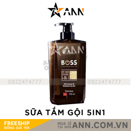 Sữa Tắm Gội 5IN1 Boss Charme Màu Nâu