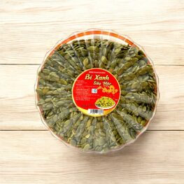 Hộp Quà Tết Hạt Bí Xanh Sấy Mộc Thơm Ngon 500g - Hộp Sun Khía - HBXHK