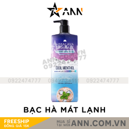Dầu Gội Sạch Gàu Himalaya Cool Menthol Da Đầu Mát Lạnh Loại Bỏ Dầu Thừa