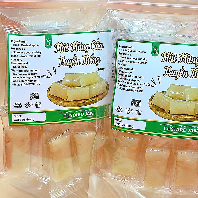 23376_z6125807768071-df9737afcf26bf876bd8e2787fda958d_20241213162754-1.jpg Mứt Mãng Cầu Truyền Thống Túi Zip 300g - MMCTZ