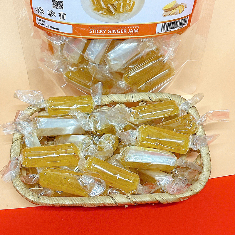 23378_z6125809312528-47f00029c9ecf0fe54a0069c88fcdef7_20241214100832-3.jpg Mứt Gừng Viên Dẻo Túi Zip 300g - MGSDTZ