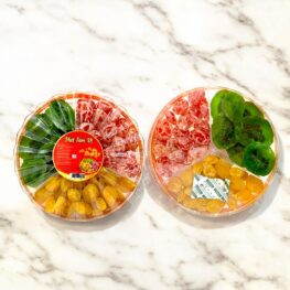 Hộp Quà Tết Set Mứt 3 Vị Trái Cây 450g - Hộp Sun Khía - TTCM3VHK