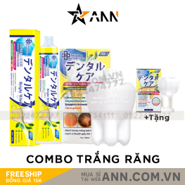 Combo Serum và Nước Súc Miệng Dental Care Doctor Beauty Chính Hãng Tặng Bột Trắng Răng