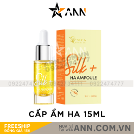 Size Cấp Ẩm HA Plus Sica White 15ml