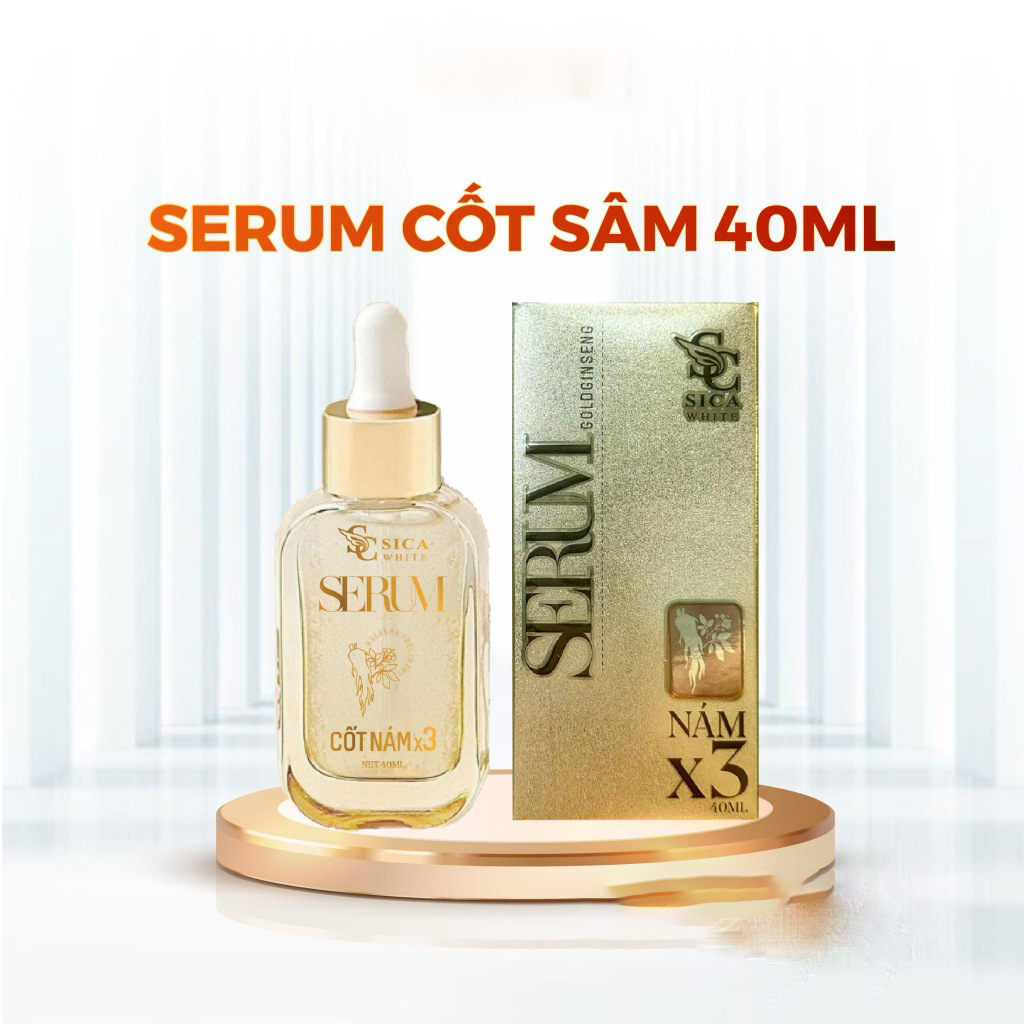 Nguồn sỉ serum Nám Sica White Gold Ginseng 40ml Nguồn sỉ serum Nám Sica White Gold Ginseng 40ml